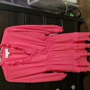 Fuchsia dress size L new with tags